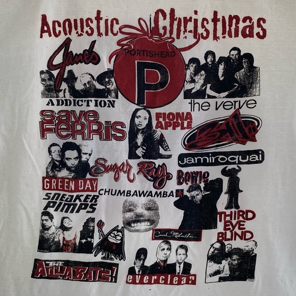 Sold • KROQ Almost Acoustic XMAS Vintage 90s LS T-shirt - Picture 5 of 5